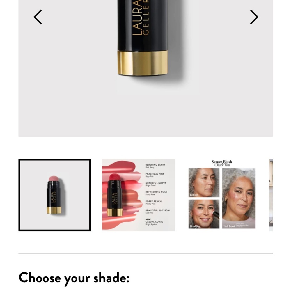 Laura Geller Serum blush Cheek Tint FARD A JOUES (Shade Refreshing 🌹 - Picture 5 of 13